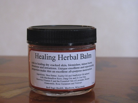 Healing Herbal Balm (2 oz. jar) - Click Image to Close