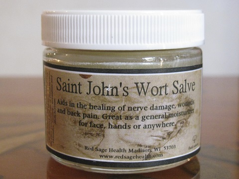 Saint John's Wort Salve (2 oz jar) - Click Image to Close